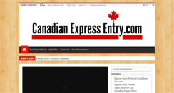 Desktop Screenshot of canadianexpressentry.com